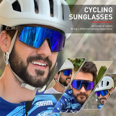 Kapvoe Polarized Cycling Glasses – UV400 Ultra-Light TR90 Sports Eyewear for Road & MTB
