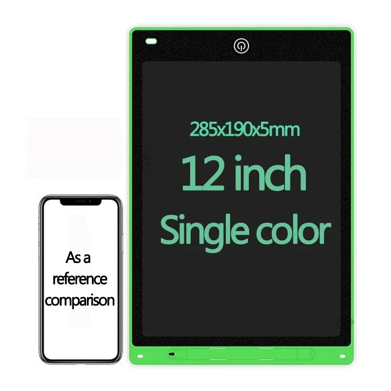 10/12 inch LCD Writing Tablet for Kids – Electronic Drawing Board & Sketchpad Toy
