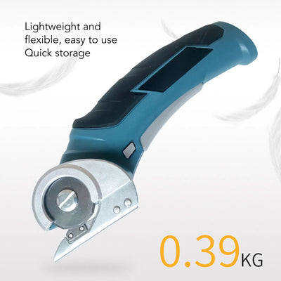 Cordless Electric Scissors – Powerful Steel Blade Mini Cutter for Fabric, Cloth, Carpet & Cardboard