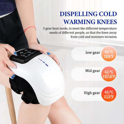 Smart Knee Massager – Electric Vibration & Air Pressure Therapy for Knee, Elbow & Shoulder Pain Relief