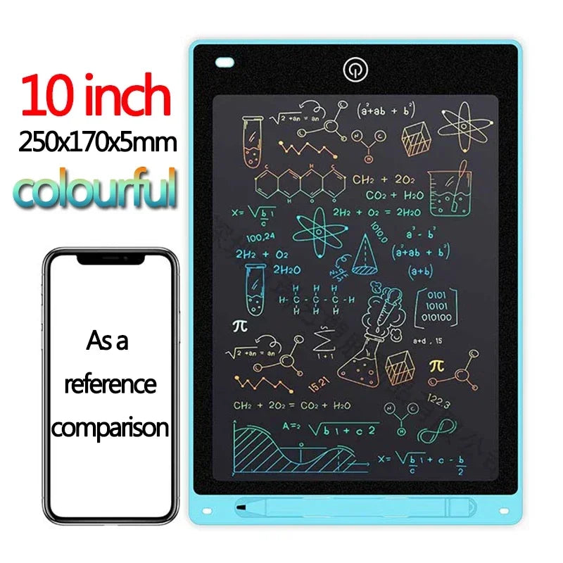 10/12 inch LCD Writing Tablet for Kids – Electronic Drawing Board & Sketchpad Toy