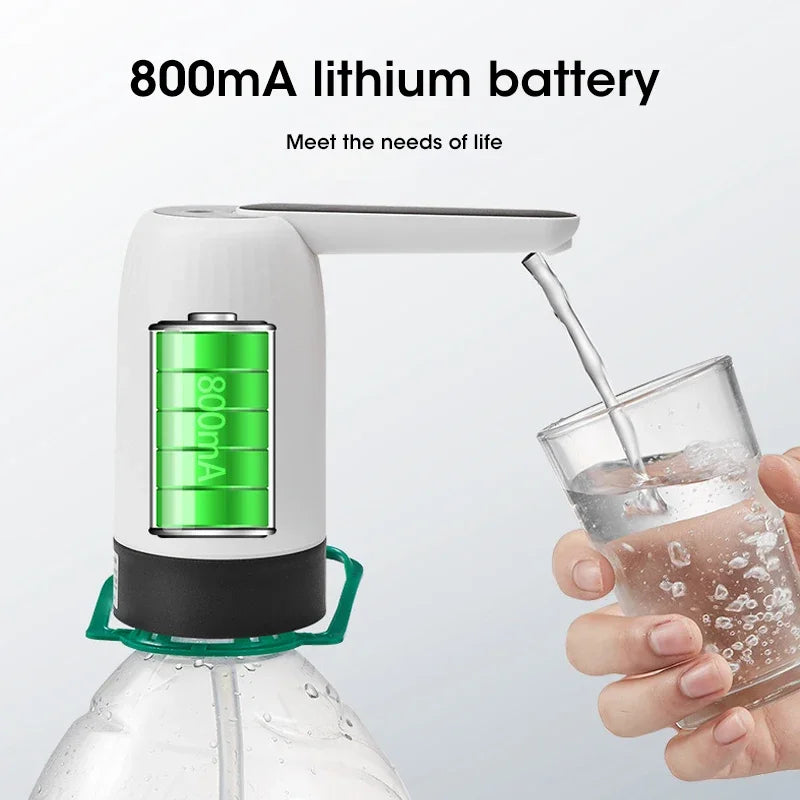 USB Automatic Water Bottle Pump – One-Button Electric Water Dispenser for Gallon Bottles