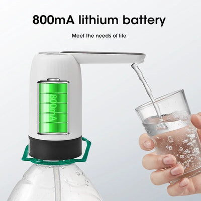USB Automatic Water Bottle Pump – One-Button Electric Water Dispenser for Gallon Bottles