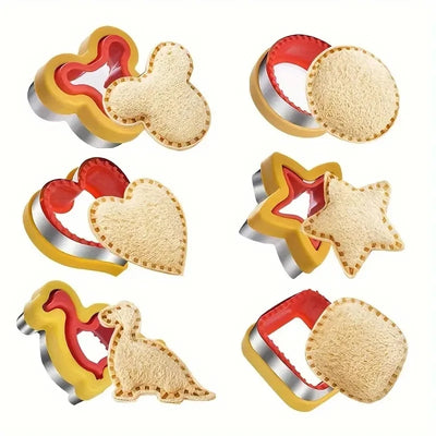 Stainless Steel Cookie Cutter Set – Animal & Heart Shapes for Baking and Kids DIY Fun