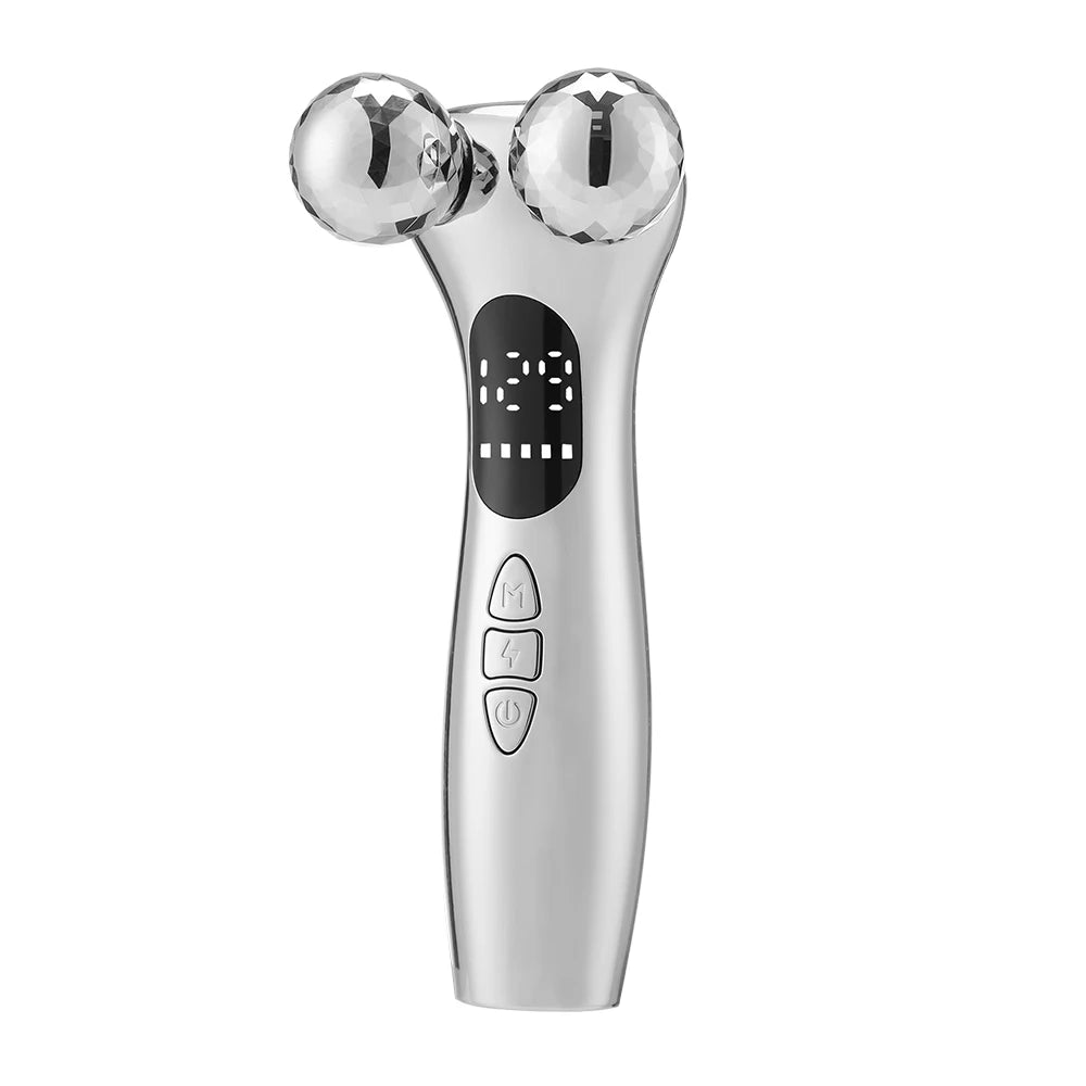 Electric Microcurrent Facial Massager – LED Display Skin Tightening & Face Lift Device