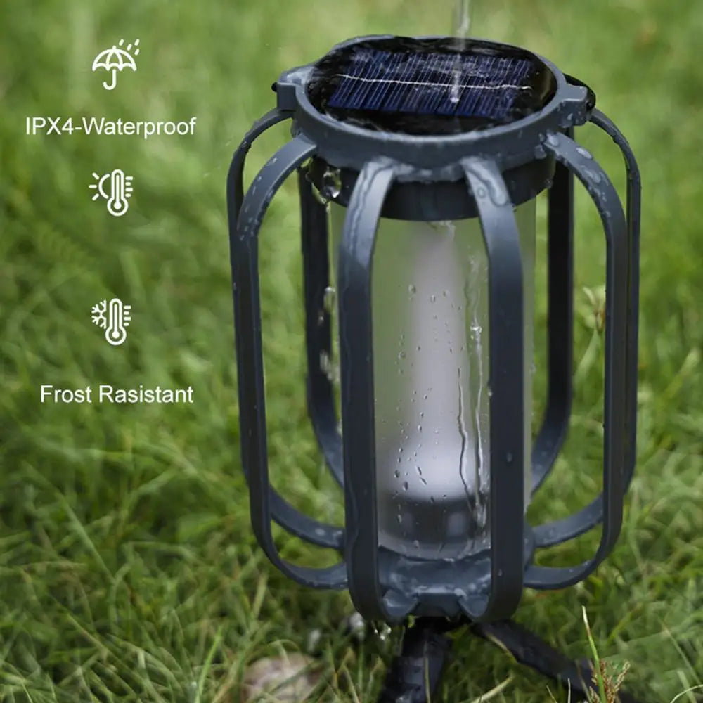 Solar Garden Lantern – Waterproof Outdoor Landscape LED Light for Patio, Yard & Christmas Decor